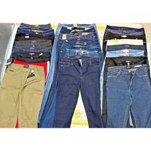 Women’s Designer Jeans Lot 15pc – Michael Kors, Joe’s, NYDJ, DKNY, Reformation